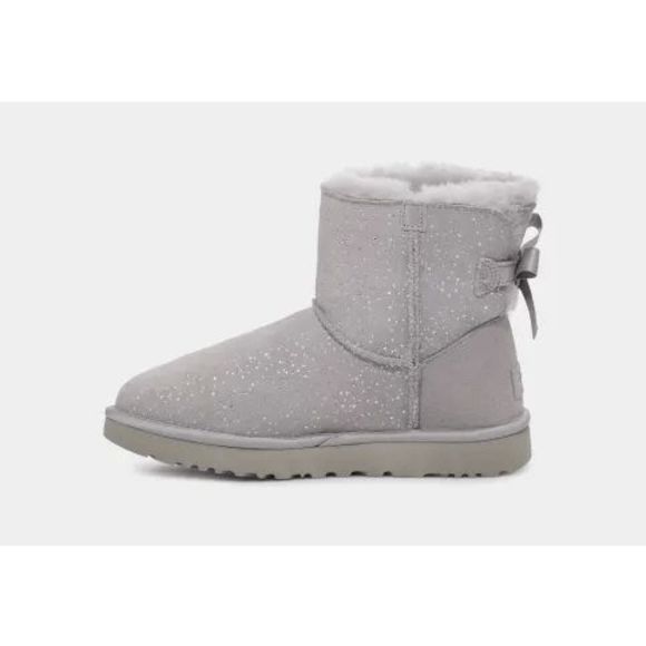 UGG Women's Mini Bailey Bow Metallic Spots - Pencil Leads 7M - Picture 3 of 7